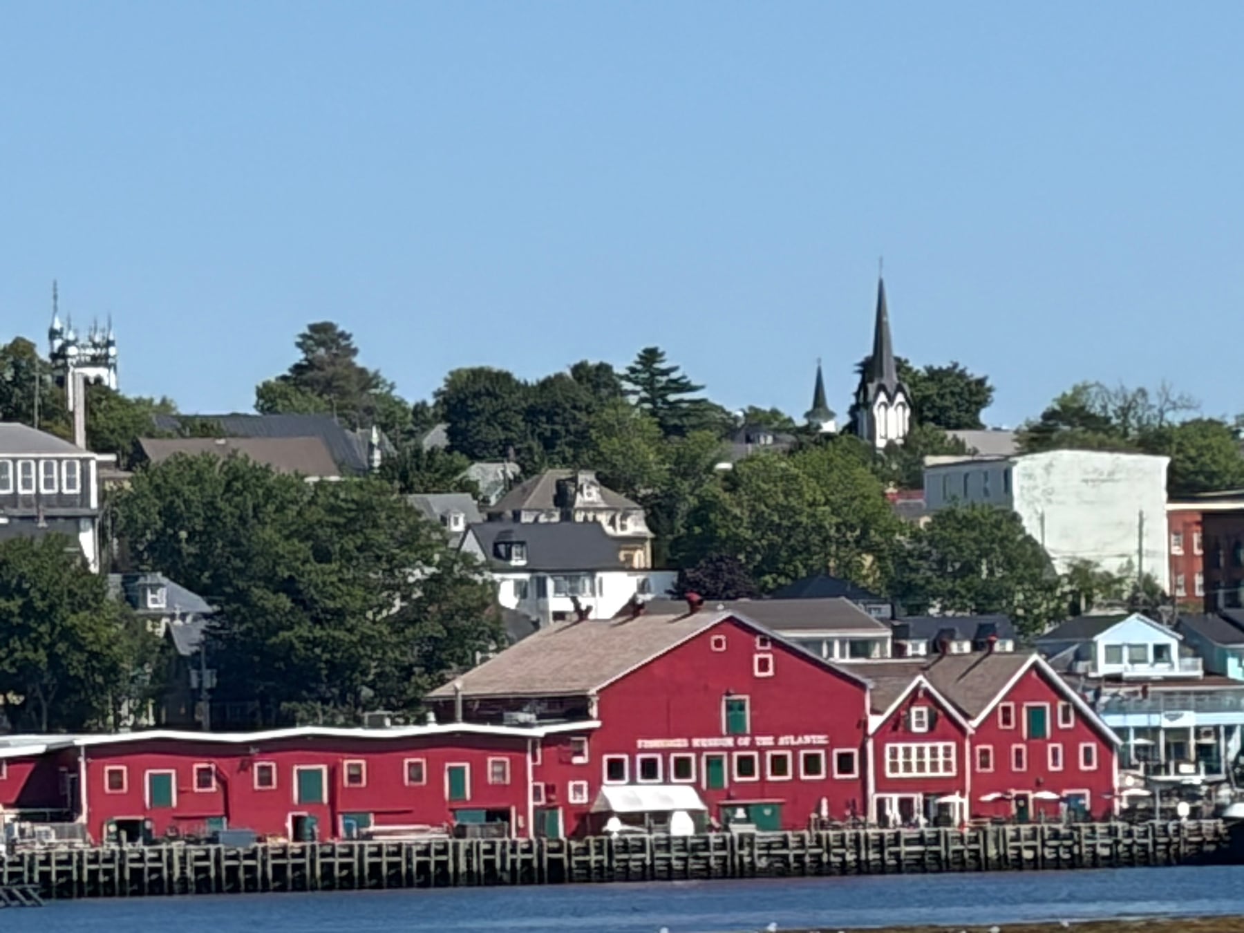 Fisheries Museum of the Atlantic. Visitor view of this Lunenburg landmark.