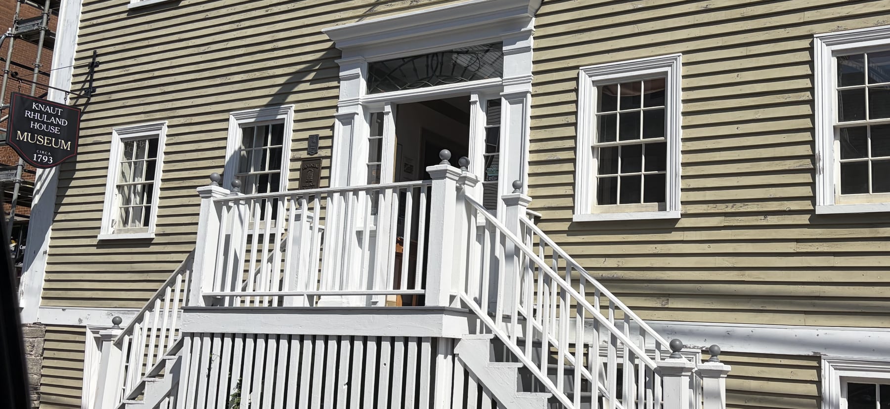 Maison-musée Knaut–Rhuland. Vue destinée aux visiteurs de ce site de Lunenburg.
